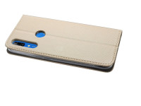 cofi1453® Buch Tasche "Smart" kompatibel mit Huawei Y9 2019 Handy Hülle Etui Brieftasche Schutzhülle mit Standfunktion, Kartenfach Gold