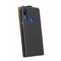 cofi1453® Flip Case kompatibel mit HUAWEI Y9 2019 Handy Tasche vertikal aufklappbar Schutzhülle Klapp Hülle Schwarz