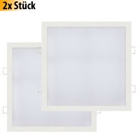 Horoz LED Panel 30 x 30cm 24W 1632 lm Flach (17mm) Deckenleuchte Lampe Eckig - 2x Stück