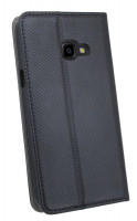 cofi1453® Elegante Buch-Tasche Hülle kompatibel mit Samsung Galaxy Xcover 4S G398F in Schwarz Leder Optik Wallet Book-Style Cover Schale …
