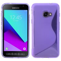 Silikon Schutz Zubehör Gummi Bumper Gummihülle für Samsung Galaxy Xcover 4S G398F