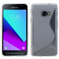 Silikon Schutz Zubehör Gummi Bumper Gummihülle für Samsung Galaxy Xcover 4S G398F