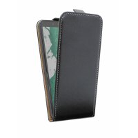 cofi1453® Flip Case kompatibel mit NOKIA 1 PLUS Handy Tasche vertikal aufklappbar Schutzhülle Klapp Hülle Schwarz