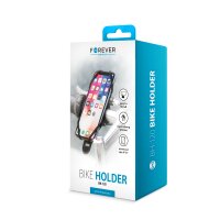 Universal Fahrrad Handyhalterung Handyhalter Halter Fahrrad Smartphone Fahrradhalterung kompatibel mit Smartphones Handys bis 6" Schwarz/Grau