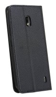 cofi1453® Buch Tasche "Smart" kompatibel mit NOKIA 2.2 Handy Hülle Etui Brieftasche Schutzhülle mit Standfunktion, Kartenfach Schwarz