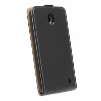 cofi1453® Flip Case kompatibel mit NOKIA 2.2 Handy Tasche vertikal aufklappbar Schutzhülle Klapp Hülle Schwarz