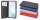 Buch Tasche "Smart" kompatibel mit SAMSUNG GALAXY NOTE 10 (N970F) Handy Hülle Etui Brieftasche Schutzhülle mit Standfunktion, Kartenfach