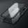 360° Magnet Slim Metall Case mit Panzerglas Schutz Tasche Handyhülle Handyschale Schutz Schwarz