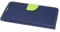cofi1453® Buch Tasche "Fancy" kompatibel mit SONY XPERIA 10 PLUS Handy Hülle Etui Brieftasche Schutzhülle mit Standfunktion, Kartenfach Blau-Grün