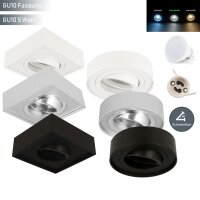 LED line Deckenleuchte CUBO ROLLO MIDI Unterputz Leuchte...