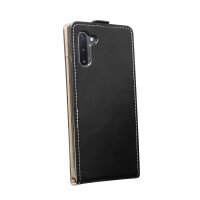 cofi1453® Flip Case kompatibel mit SAMSUNG GALAXY NOTE 10 (N970F) Handy Tasche vertikal aufklappbar Schutzhülle Klapp Hülle Schwarz