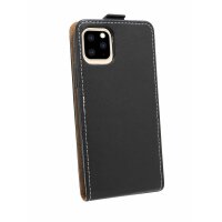 cofi1453® Flip Case kompatibel mit iPhone 11 PRO Handy Tasche vertikal aufklappbar Schutzhülle Klapp Hülle Schwarz