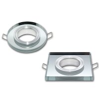 LED line® Rund/Eckig GU10 Einbauleuchte Rahmen...