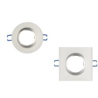 LED line® Einbaustrahler Rund/Eckig GU10 Set Einbau...