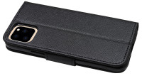 cofi1453® Buch Tasche Fancy kompatibel mit iPhone 11 Handy Hülle Etui Brieftasche Schutzhülle mit Standfunktion, Kartenfach Schwarz