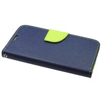 cofi1453® Buch Tasche Fancy kompatibel mit iPhone 11 Handy Hülle Etui Brieftasche Schutzhülle mit Standfunktion, Kartenfach Blau-Grün