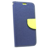 cofi1453® Buch Tasche Fancy kompatibel mit iPhone 11 Handy Hülle Etui Brieftasche Schutzhülle mit Standfunktion, Kartenfach Blau-Grün