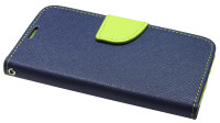 cofi1453® Buch Tasche Fancy kompatibel mit iPhone 11 Handy Hülle Etui Brieftasche Schutzhülle mit Standfunktion, Kartenfach Blau-Grün
