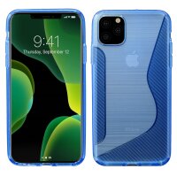 cofi1453® iPhone 11 Pro Max // S-Line TPU SchutzHülle Silikon Hülle Silikonschale Case Cover Zubehör Bumper