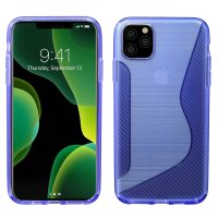 cofi1453® iPhone 11 Pro Max // S-Line TPU SchutzHülle Silikon Hülle Silikonschale Case Cover Zubehör Bumper