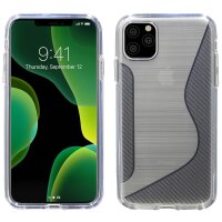 cofi1453® iPhone 11 Pro Max // S-Line TPU SchutzHülle Silikon Hülle Silikonschale Case Cover Zubehör Bumper