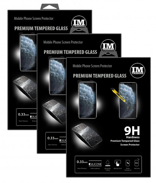 cofi1453 3X Panzer Schutz Glas 9H Tempered Glass Display Schutz Folie Display Glas Screen Protector kompatibel mit iPhone 11 Pro