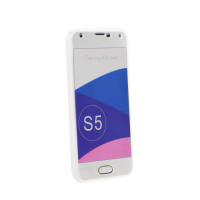 TPU 360° Rundum Full Body Schutzhülle kompatibel mit iPhone 11 Pro 5.8" Silikon Hülle Etui Case Cover Silikontasche in Transparent Silikonschale Tasche Bumper Zubehör