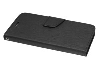 cofi1453® Buch Tasche Fancy kompatibel mit ZTE BLADE A7 Handy Hülle Etui Brieftasche Schutzhülle mit Standfunktion, Kartenfach Schwarz
