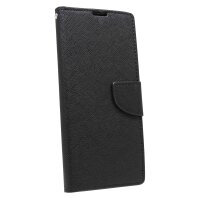 cofi1453® Buch Tasche Fancy kompatibel mit Sony Xperia 1 Handy Hülle Etui Brieftasche Schutzhülle mit Standfunktion, Kartenfach Schwarz