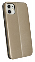 cofi1453® Buch Tasche "Elegance" kompatibel mit iPhone 11 Handy Hülle Etui Brieftasche Schutzhülle mit Standfunktion, Kartenfach Gold