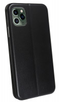 cofi1453® Buch Tasche "Elegance" kompatibel mit iPhone 11 Pro Max Handy Hülle Etui Brieftasche Schutzhülle mit Standfunktion, Kartenfach Schwarz