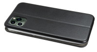 cofi1453® Buch Tasche "Elegance" kompatibel mit iPhone 11 Pro Max Handy Hülle Etui Brieftasche Schutzhülle mit Standfunktion, Kartenfach Schwarz