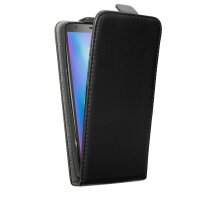 cofi1453® Flip Case kompatibel mit ZTE BLADE A5 2019 Handy Tasche vertikal aufklappbar Schutzhülle Klapp Hülle Schwarz