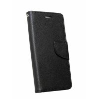 cofi1453® Buch Tasche "Fancy" kompatibel mit ZTE BLADE A5 2019 Handy Hülle Etui Brieftasche Schutzhülle mit Standfunktion, Kartenfach Schwarz