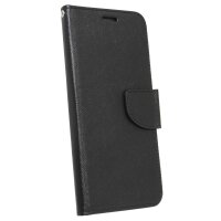 cofi1453® Buch Tasche "Fancy" kompatibel mit SAMSUNG GALAXY NOTE 10 (N970F) Handy Hülle Etui Brieftasche Schutzhülle mit Standfunktion, Kartenfach Schwarz