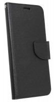 cofi1453® Buch Tasche "Fancy" kompatibel mit SAMSUNG GALAXY NOTE 10 (N970F) Handy Hülle Etui Brieftasche Schutzhülle mit Standfunktion, Kartenfach Schwarz