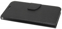 cofi1453® Buch Tasche "Fancy" kompatibel mit MOTOROLA MOTO Z4 Handy Hülle Etui Brieftasche Schutzhülle mit Standfunktion, Kartenfach Schwarz