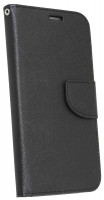 cofi1453® Buch Tasche "Fancy" kompatibel mit MOTOROLA MOTO Z4 Handy Hülle Etui Brieftasche Schutzhülle mit Standfunktion, Kartenfach Schwarz