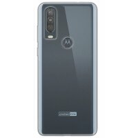 cofi1453® Silikon Hülle Basic kompatibel mit MOTOROLA ONE ACTION Case TPU Soft Handy Cover Schutz Transparent