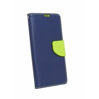 cofi1453® Buch Tasche "Fancy" kompatibel mit NOKIA 2.2 Handy Hülle Etui Brieftasche Schutzhülle mit Standfunktion, Kartenfach Blau-Grün