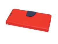 cofi1453® Buch Tasche "Fancy" kompatibel mit NOKIA 2.2 Handy Hülle Etui Brieftasche Schutzhülle mit Standfunktion, Kartenfach Rot-Blau