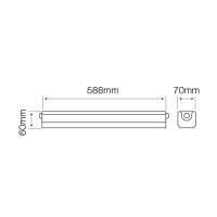 LED Line Feuchtraumleuchte 20W 2000lm 66cm...