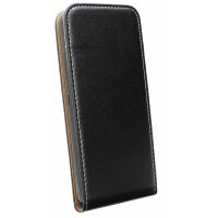 cofi1453® Flip Case kompatibel mit LG K50 Handy Tasche vertikal aufklappbar Schutzhülle Klapp Hülle Schwarz