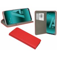 Buch Tasche "Smart" kompatibel mit SAMSUNG GALAXY A30s (A307F) Handy Hülle Etui Brieftasche Schutzhülle mit Standfunktion, Kartenfach