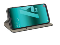 Buch Tasche "Smart" kompatibel mit SAMSUNG GALAXY A30s (A307F) Handy Hülle Etui Brieftasche Schutzhülle mit Standfunktion, Kartenfach