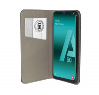 Buch Tasche "Smart" kompatibel mit SAMSUNG GALAXY A30s (A307F) Handy Hülle Etui Brieftasche Schutzhülle mit Standfunktion, Kartenfach