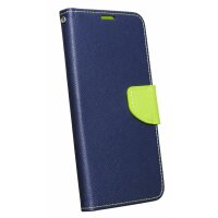 cofi1453® Buch Tasche "Fancy" kompatibel mit XIAOMI REDMI NOTE 8 Handy Hülle Etui Brieftasche Schutzhülle mit Standfunktion, Kartenfach Blau-Grün