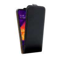 cofi1453® Flip Case kompatibel mit SAMSUNG GALAXY A30s (A307F) Handy Tasche vertikal aufklappbar Schutzhülle Klapp Hülle Schwarz