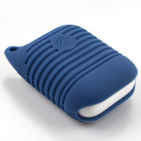 360 Grad Schutz Airpods Case Silikon Hülle Schutztasche Ladekoffer Ladegerät kompatibel mit Kopfhörer Headset 2 / 1 Generation