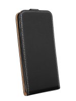 cofi1453® Flip Case kompatibel mit MOTOROLA MOTO E5 PLUS Handy Tasche vertikal aufklappbar Schutzhülle Klapp Hülle Schwarz